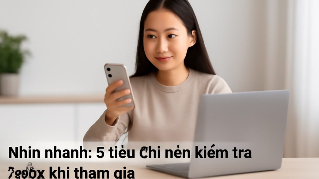 Minh họa: Nhìn nhanh: 5 tiêu chí nên kiểm tra trước khi tham gia